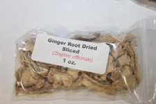 1 oz. Ginger Root Dried Sliced Zingiber officinale 