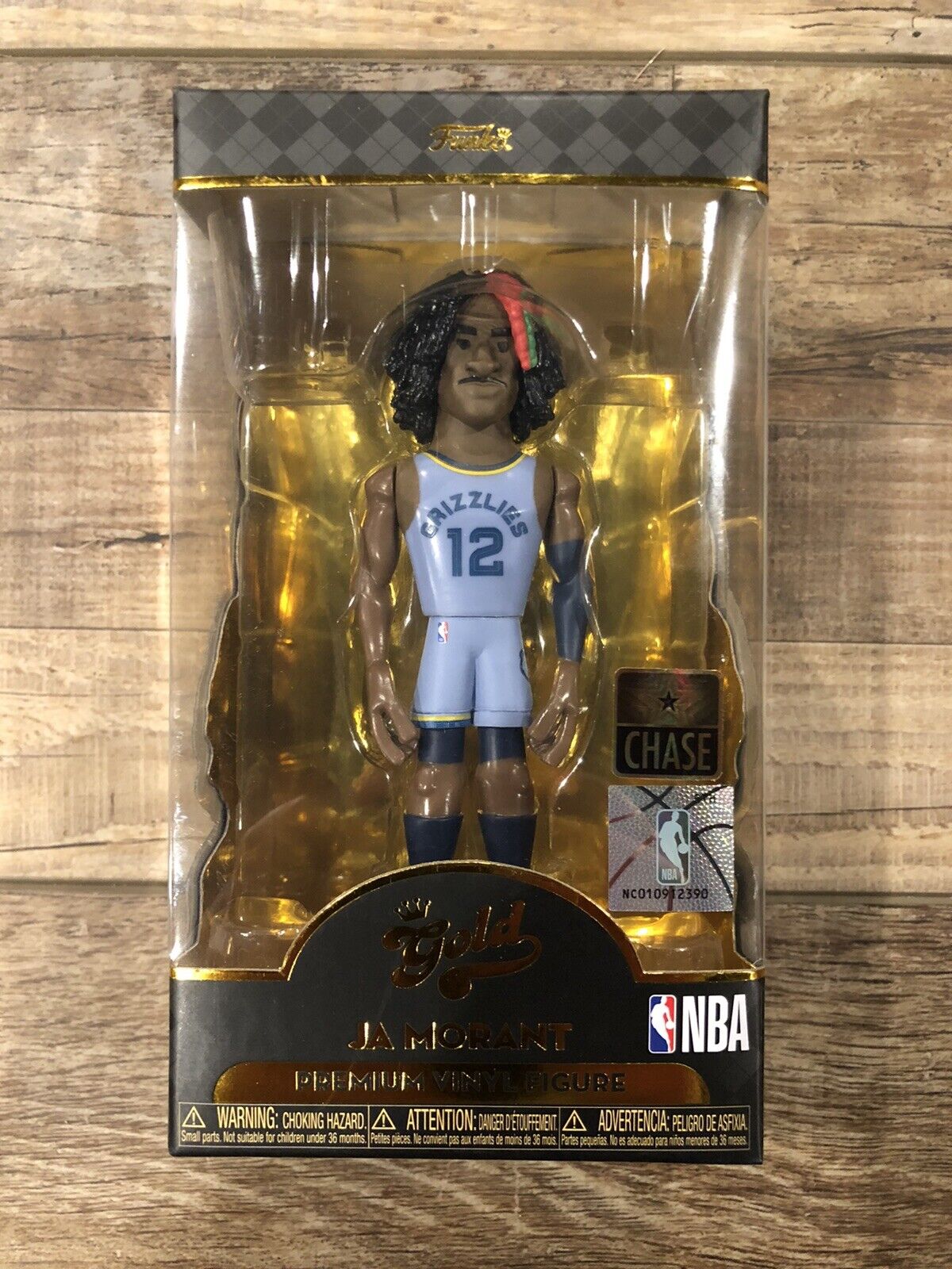 Ja Morant (Memphis Grizzlies) (Home Uniform) Funko Gold 5 NBA - CLARKtoys