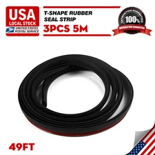 15M For  Sierra T Shape Rubber Seal Weather Strip Door Edge Moulding Trim