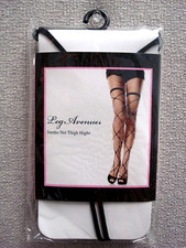 RAVE ELASTIC TOP DARING JUMBO FENCE NET FISHNET STOCKINGS O/S BY LEG AVENUE