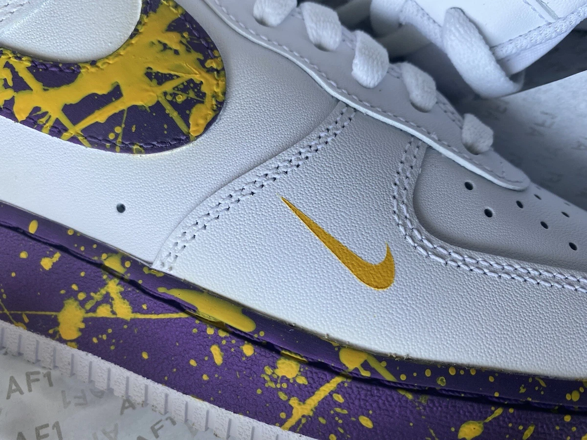 Custom AF1 Lakers