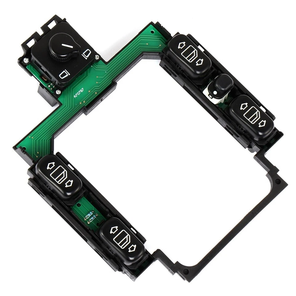Interruptor de ventana eléctrica y espejo retrovisor AMG para Mercedes Benz C230 C230 C280 C36 Foto 4 de 4