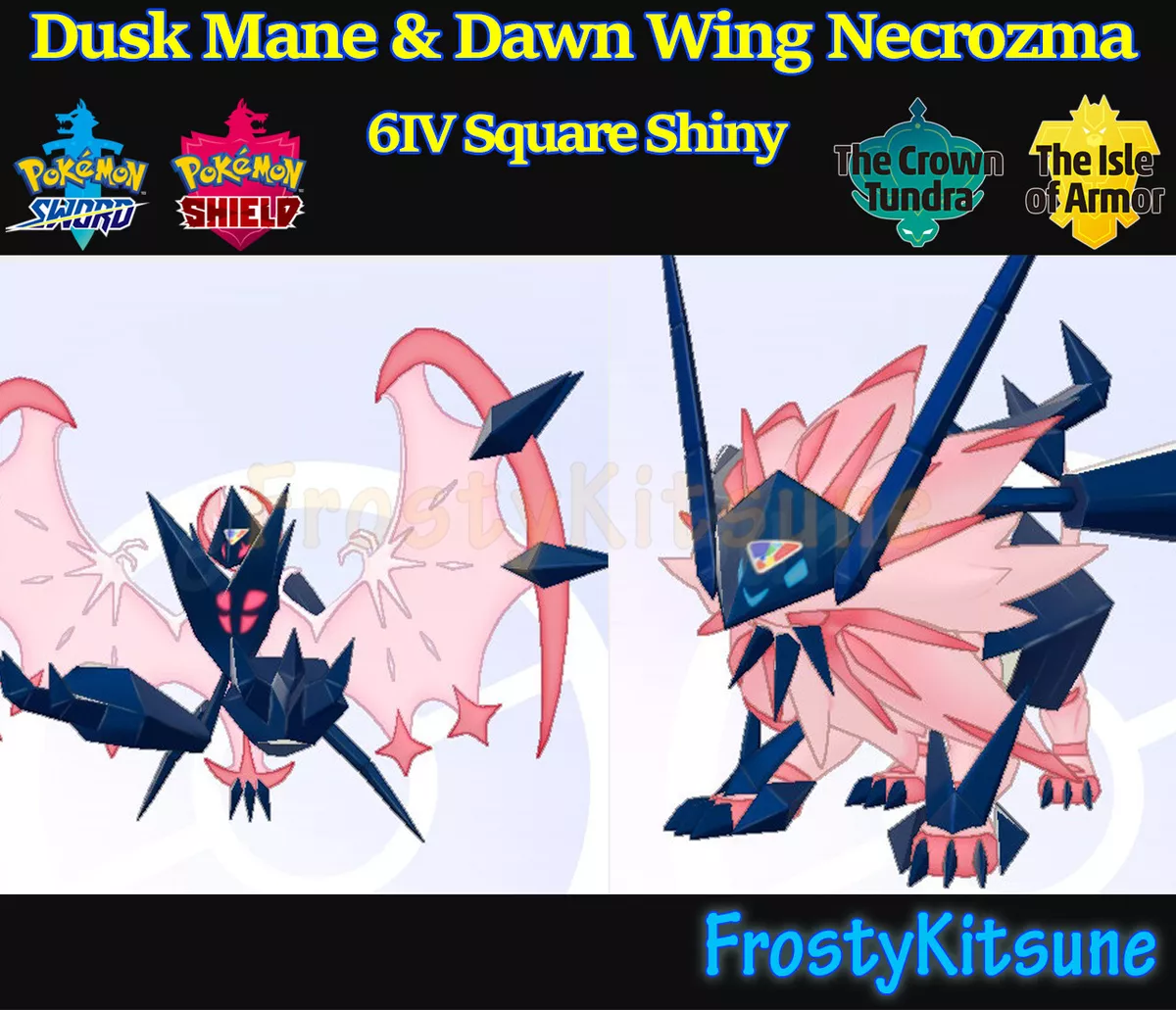 Dusk Mane Necrozma shiny vs Dawn Wings Necrozma shiny no Minecraft 