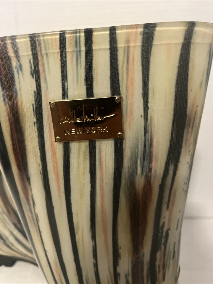 Botas de Lluvia Nicole Miller Nueva York Día Lluvioso Pull On Talla 6M Foto 3 de 4