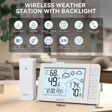 Home Small Digital Weather Station Electronic Temperature and Humidity Meter