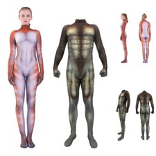 Cosplay Xenomorph Predator Jumpsuit Adult Kids Bodysuit Halloween Zentai Costume