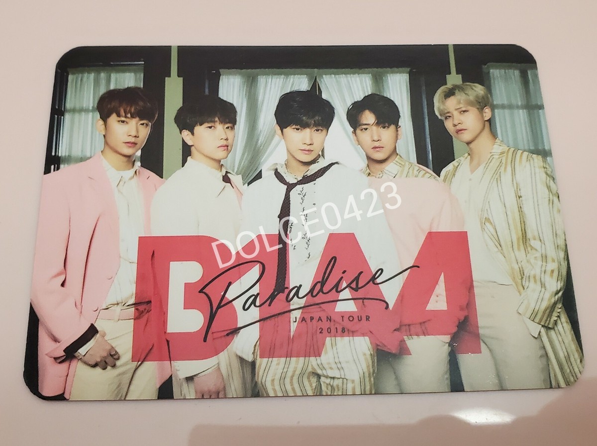 B1A4-Paradise Japan Tour 2018 Official Collectible Photo Card HTF