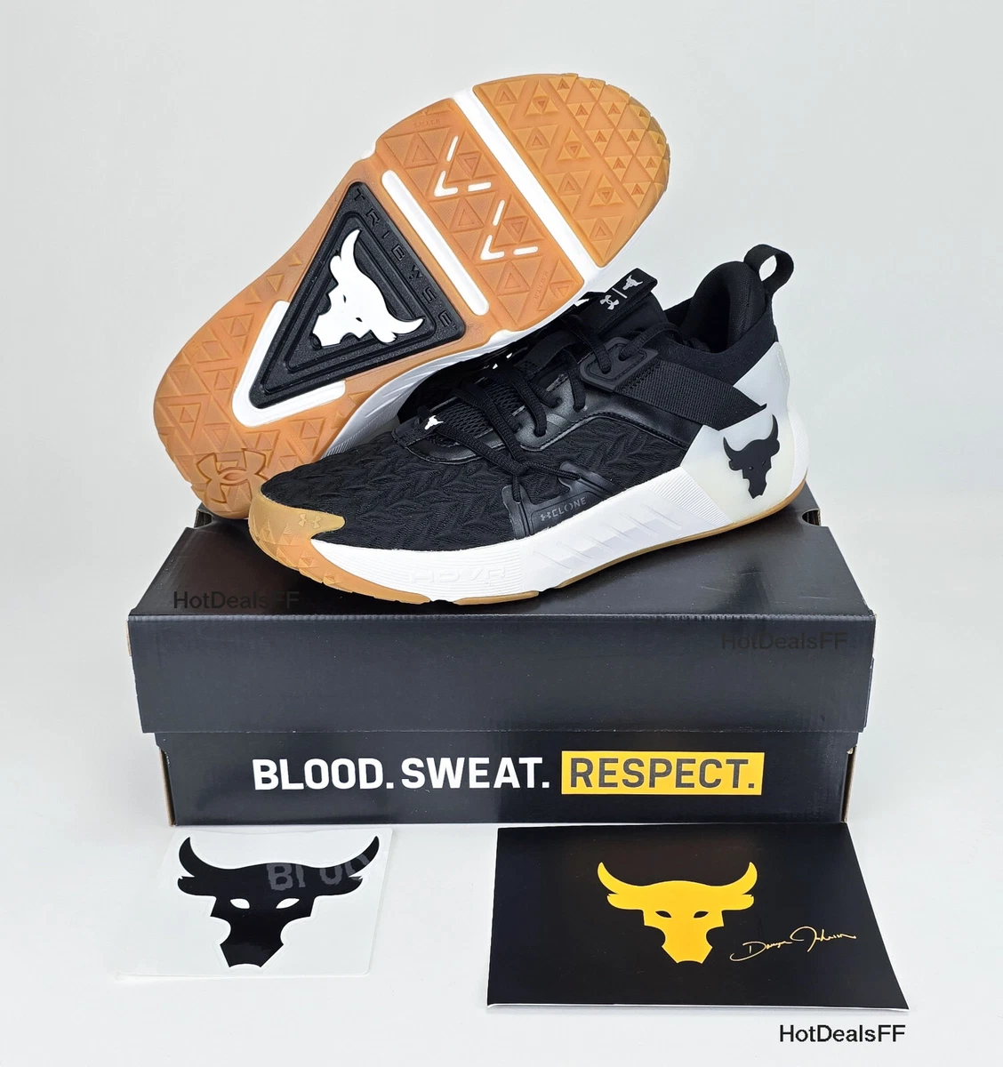 Under Armour Project Rock 6 Black Gum for sale | eBay