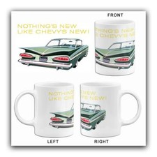 1959 Chevrolet Impala Sport Coupe - Promotional Advertising Mug 1959 Chevrolet Impala Sport Coupe - Promotional Advertising Mug