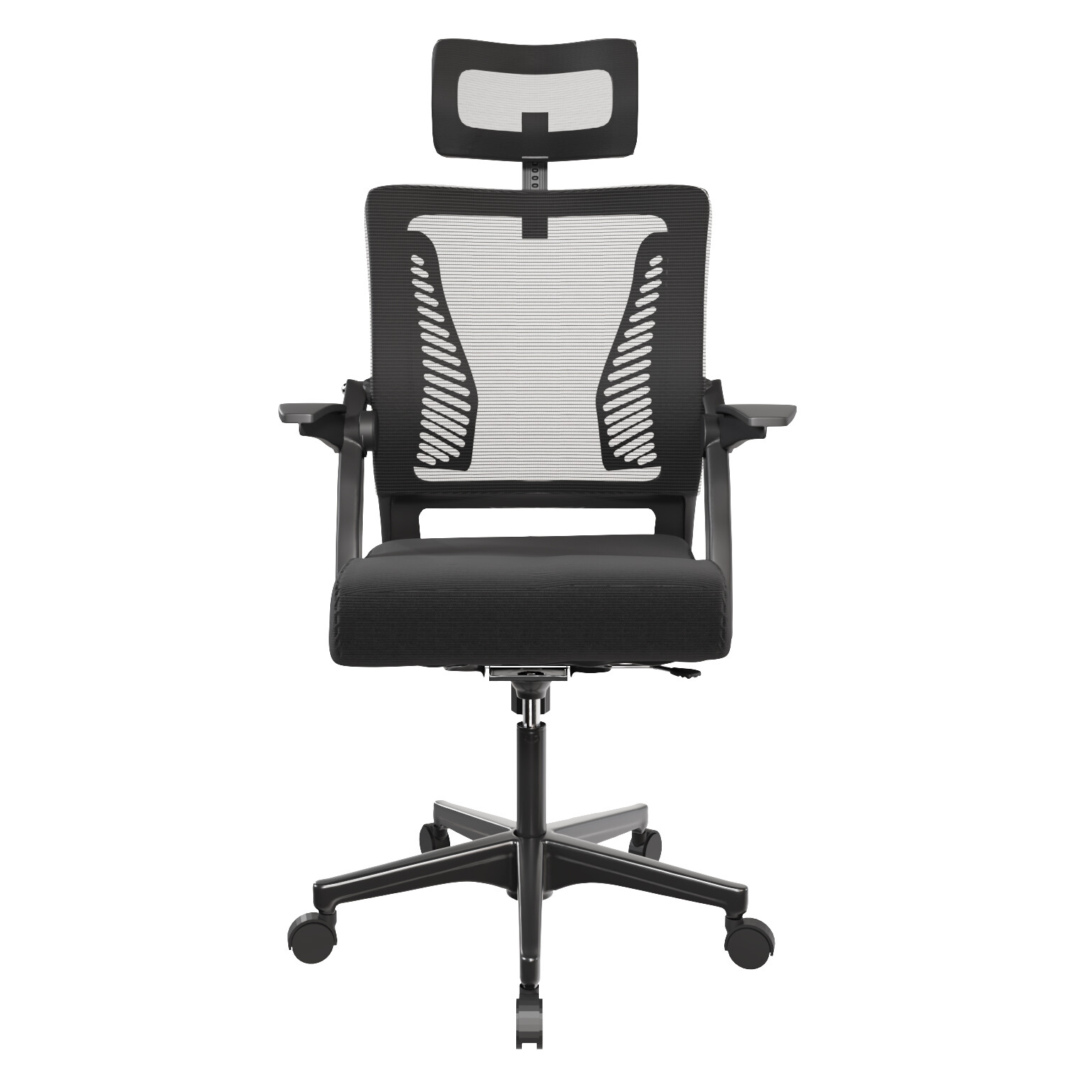 Gunji Mesh Home Office Chair Black Swivel Task Computer Desk Chair w