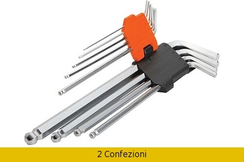 Inserti a Bussola Esagonali Wokin 223514 - Kit 14 Pz Professionale