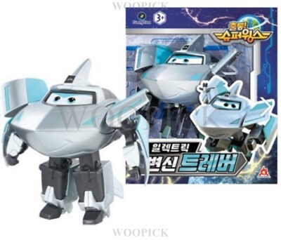 Super Wings Season8 Electric Traver Transformer Robot Toy 5