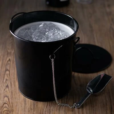Party Time Ice Bucket with Lid and Scoop - bar@drinkstuff Party Ice Bucket