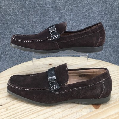 Stacy Adams Black Leather Square Toe Slip-on Casual Loafer Mens Shoes Size 11.5M STACY ADAMS Men main image 4