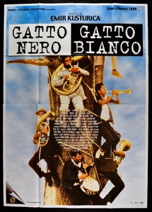 Détails Sur M192 Affiche 4f Chat Noir Chat Blanc Emir Kusturica