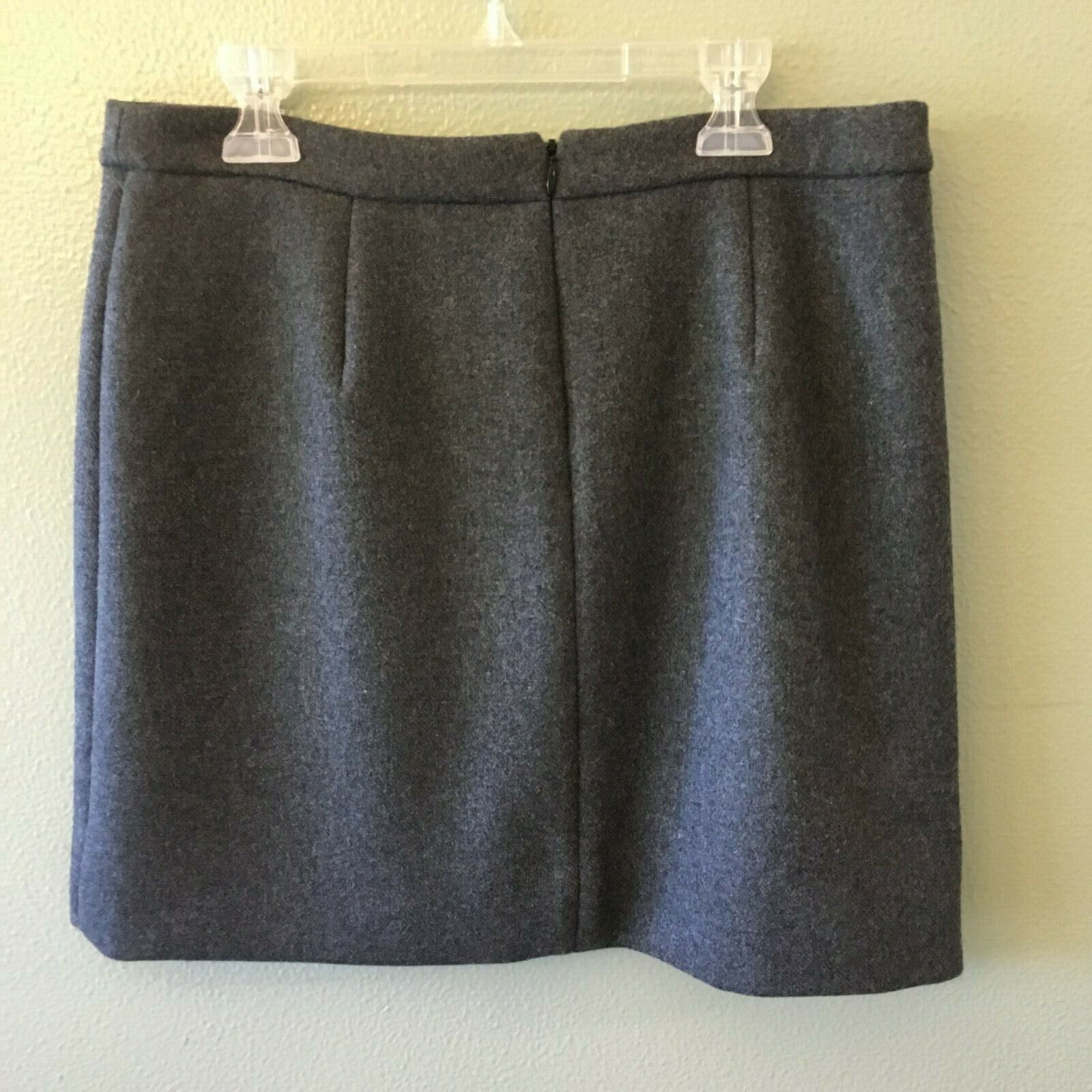 j crew skirt size 2 charcoal grey w/ gold sequins… - image 4