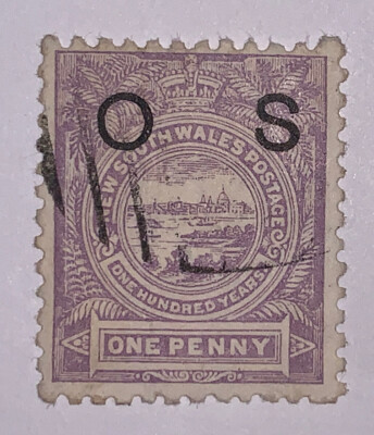 Travelstamps: NEW SOUTH WALES STAMPS SCOTT #O24 1888-90 Issue One