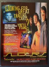 SLIDERS Premium Trading Cards Inkworks ~ Vintage Magazine PRINT AD 1996