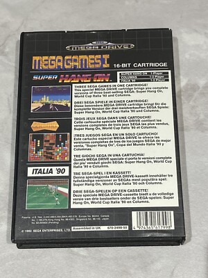 Jeu Megadrive MEGA GAMEST 1 – PAL – Complet Avec Notice – SEGA