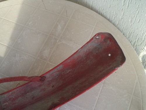 MALANCA GTS 5 50 - PARAFANGO ANTERIORE ROSSO IN METALLO - Foto 9 di 9