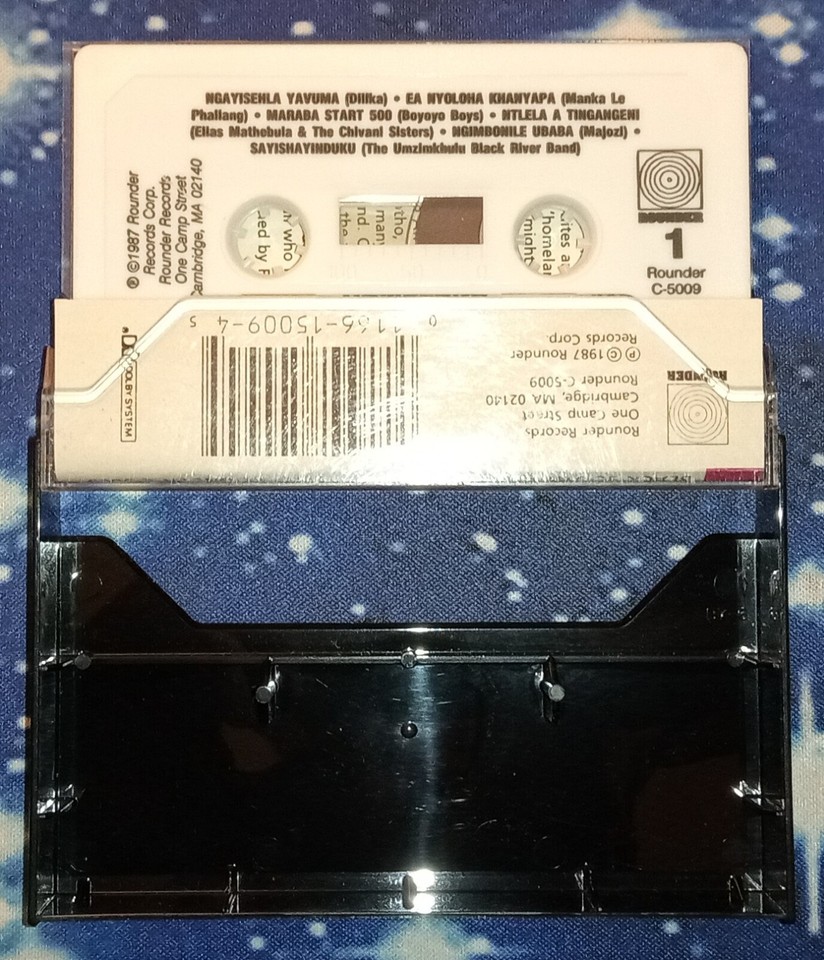 Homeland Black South African Music Cassette Tape AC 1987 DAMAGED CASE