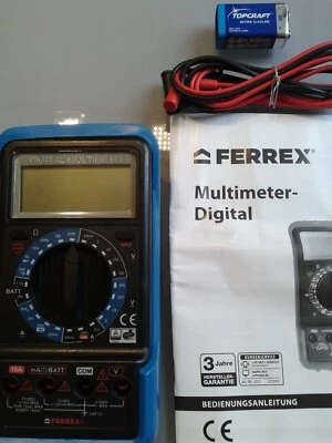 Hochwertiges DIGITAL-MULTIMETER von FERREXX für höchste Ansprüche viele Bereiche - Bild 1 von 4
