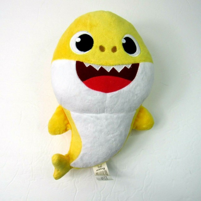 singing baby shark plush