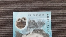 AUSTRALIA $10 2017 Dollars LAST PREFIX Polymer Banknote EA17 2339098