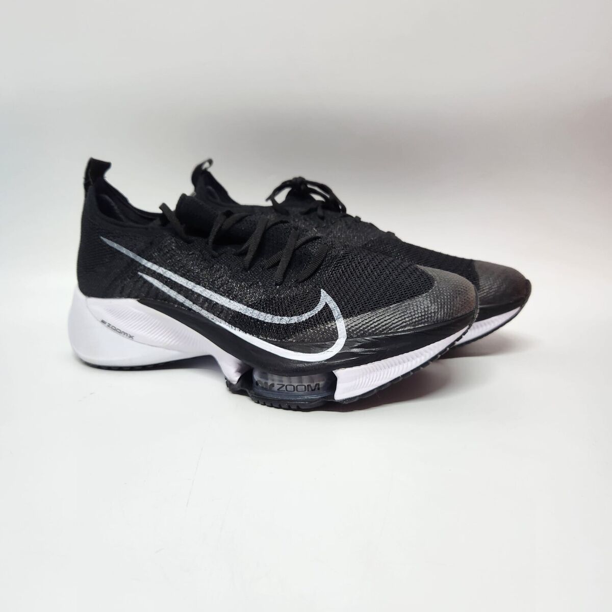Nike Air Zoom Tempo Next% FK Running Shoes Black White Nike Air Zoom Tempo Next% FK Running Shoes Black White