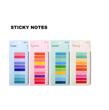 200 x Neon Sticky Adhesive Index Tabs Post Highlighter Flags - Page Book Marker