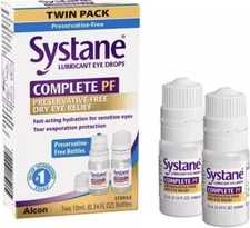 $32.95  Systane Complete Lubricant Eye Drops, 10ml - 2 Pack Exp:2026-2027
