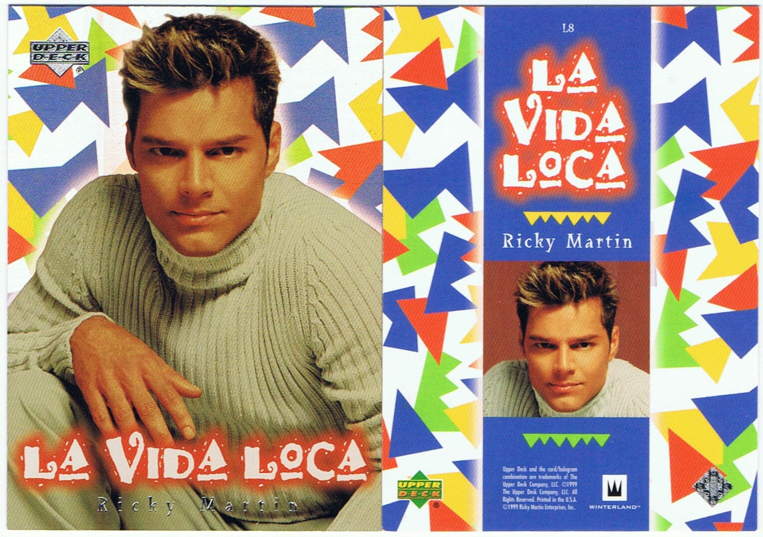 Ricky Martin La Vida Loca by Upper Deck/Winterland in 1999. Inserts + Discounts. - Picture 18 of 24