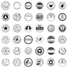 Butterer Wooden Stamp Stamp Round 3cm * Choice