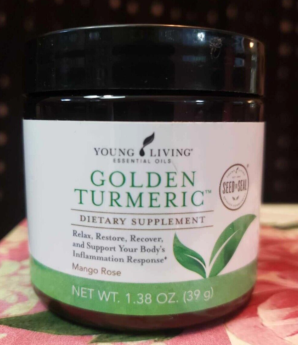 GOLDEN TUMERIC Supplement Young Living Essential Oils NEW Relax Restore