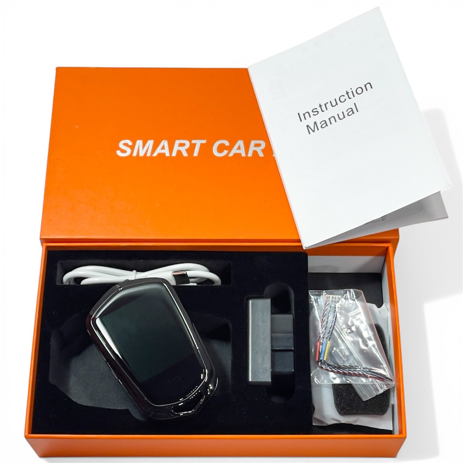 Smart LCD Car Key Touch Screen PKE Keyless Entry Kit OBD Adapter Universal Fob