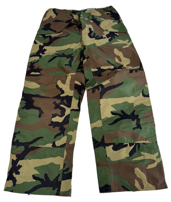 New USGI ECWCS GoreTex Cold Wet Weather Pants Trousers Woodland Small Regular