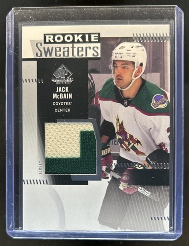 2022-23 SP Game Used Jack McBain Sweaters RC #RS-JM Coyotes Rookie