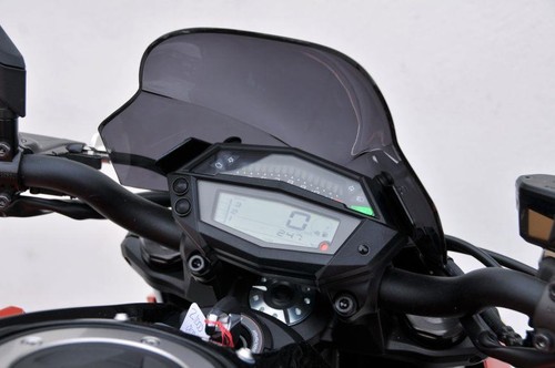 Ermax Hypersport Pare-Brise Fumé Foncé Kawasaki Z 1000 2014 - 2025 - Photo 3 sur 6
