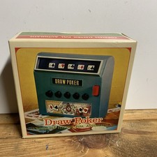 Vintage 1971 Waco Draw Poker Cordless Electric Automatic Game In Box