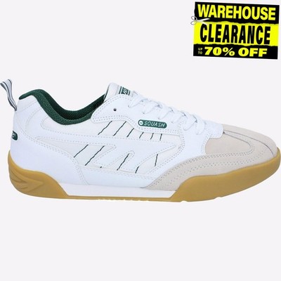 Hi-Tec Squash Herren Sport Fitness Gym Court Sneaker Turnschuhe Weiß