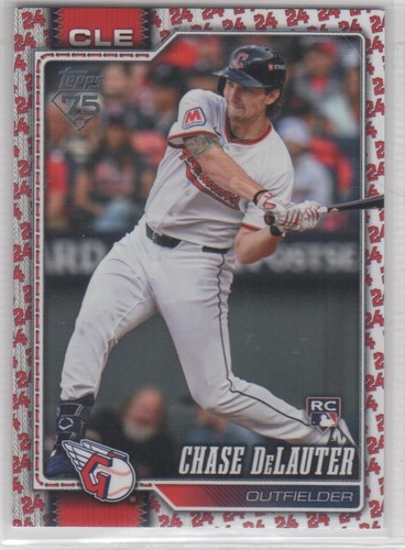2026 Topps Series 2 Chase DeLauter Player Number Variation SSP     #458 RC