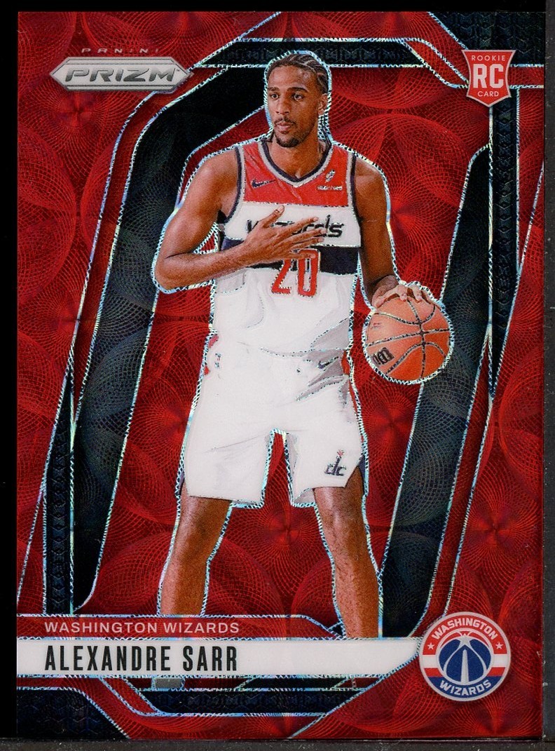 2024-25 Panini Prizm Red Choice #264 Alexandre Sarr RC Rookie 43/88