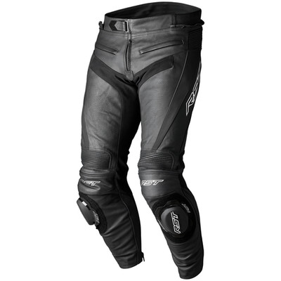 RST Tractech Evo 5 CE Mens Short Leg Leather Jean - Black / Black / Black