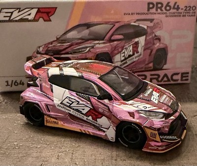 Pop Race Evangelion Goodride GR Yaris EVA RT Type 08 Pink PR64-220