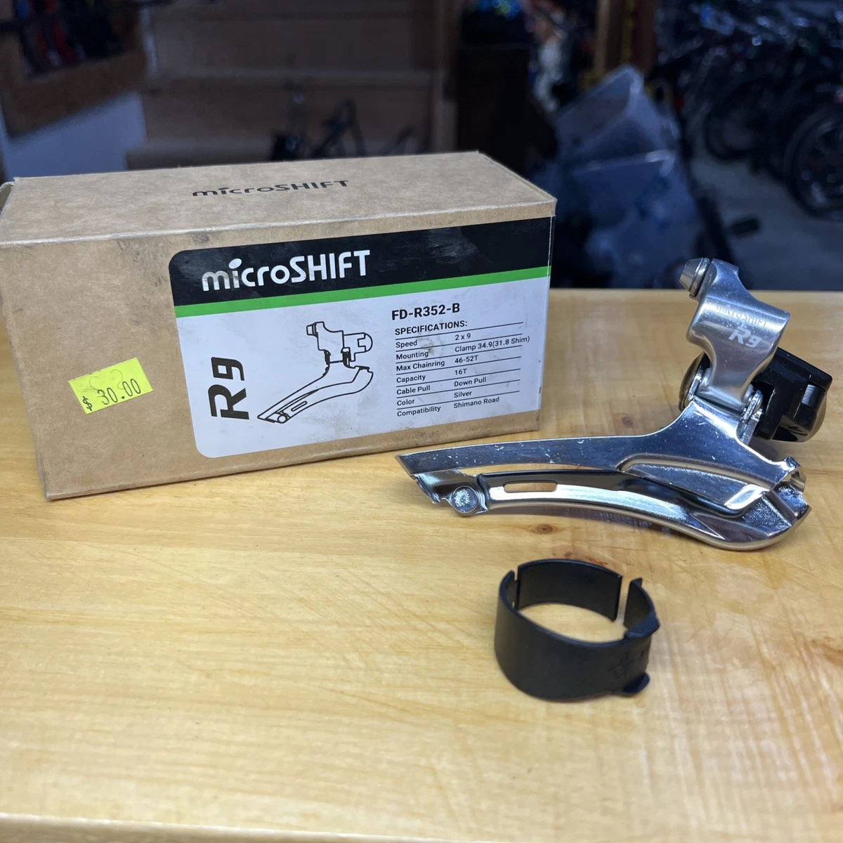 Deragliatore anteriore MTB Microshift 2x11 velocità attacco diretto