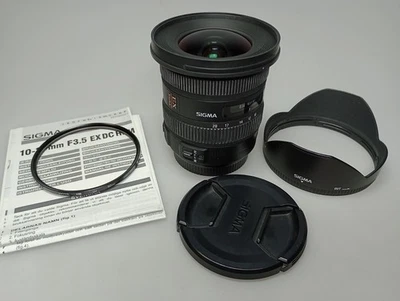 Sigma EX 10-20mm F3.5 HSM + Hoya HD UV 82mm f. Canon - Bild 1 von 4