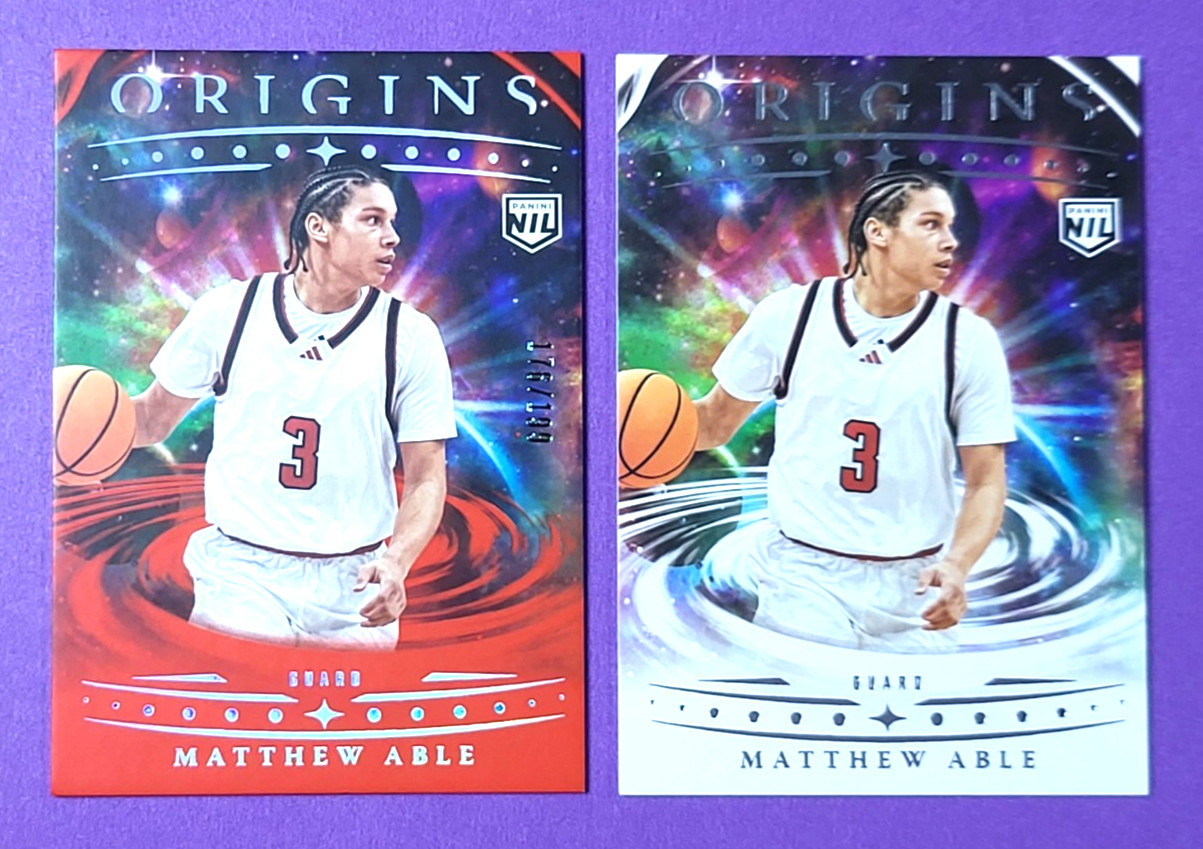 2025-26 Panini Origins | RED PARALLEL + BASE #51 | MATTHEW ABLE *(#/199)*