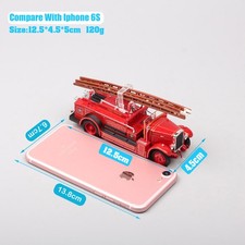 Road Signature 1/43 1934 Leyland FK-1 Fire Truck Engine Ladder Diecast Model Toy