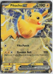 Pikachu ex 063/193 Paldea Evolved Double Rare Holo