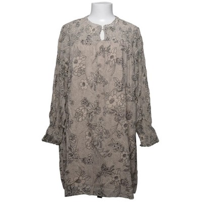 Part Two, Kleid, Größe: 42, Beige/Schwarz/Weiß, Viskose, Blumen, Damen #QNT